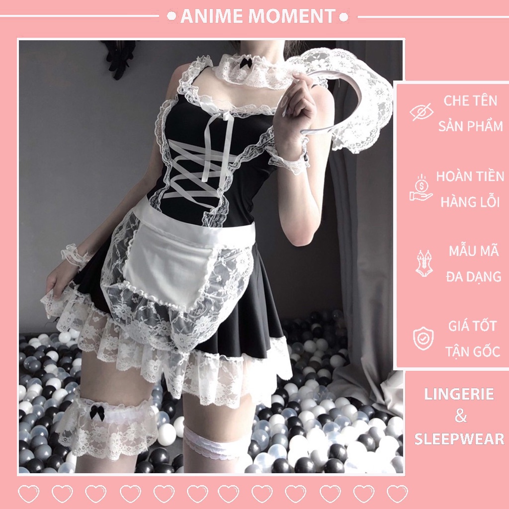 Cosplay Hầu Gái Nhật Bản Sexy Bộ Đồ Ngủ Cô Giúp Việc Quyến Rũ Gợi Cảm Maid Outfit Chubby Sexy Hóa Trang Hầu Gái Quyến Rũ Cho Nữ