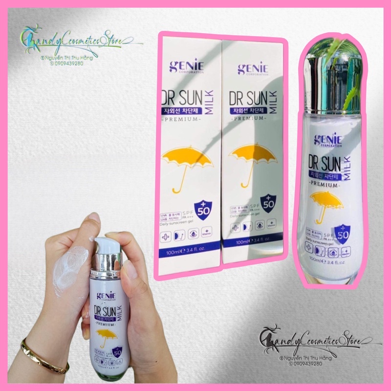 Kem Chống Nắng Dr Sun Milk Genie - Chai 100ml