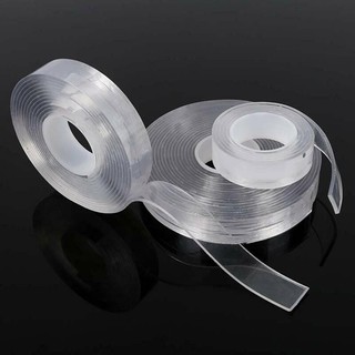⛔FREESHIP⛔ Combo 5 Cuộn băng dính silicon 2 mặt trong suốt
