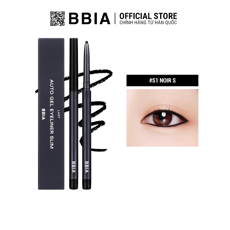 Chì Kẻ Mắt Bbia Last Auto Gel Eyeliner Slim (5 màu) 0.1g Bbia Official Store