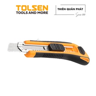 Dao Rọc Giấy Tolsen 30003 lưỡi sắc bén, bền bỉ kèm 03 lưỡi dự phòng