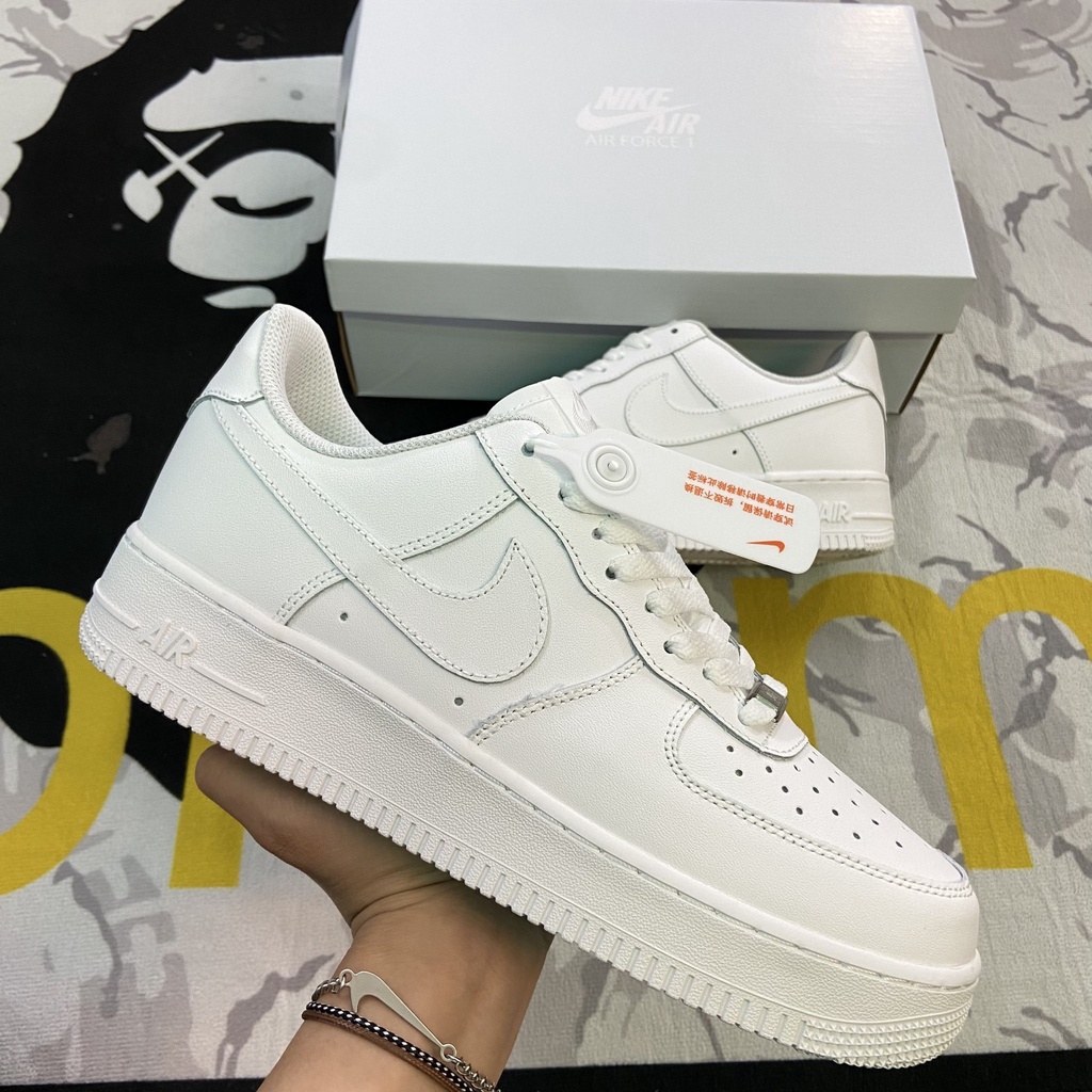 Giày_Nike Air Force 1 🌺FREE SHIP🌺 màu trắng dễ Phối Đồ , Giày AF1 Nam Nữ Đế Air bản cao cấp