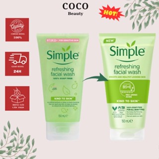 Sữa Rửa Mặt Simple Gel kind To Dạng Gel Da Nhạy Cảm Chính Hãng150ml