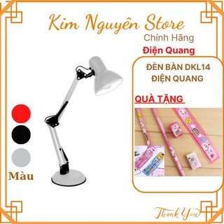 Đèn bàn học sinh điện quang, kiểu kỹ sư dkl14, đèn học chống cận