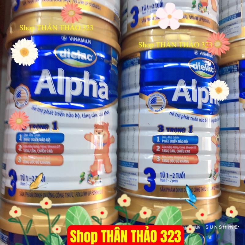 Sữa Dielac Alpha Step 4 (trẻ từ 2-6tuổi) Lon 900g