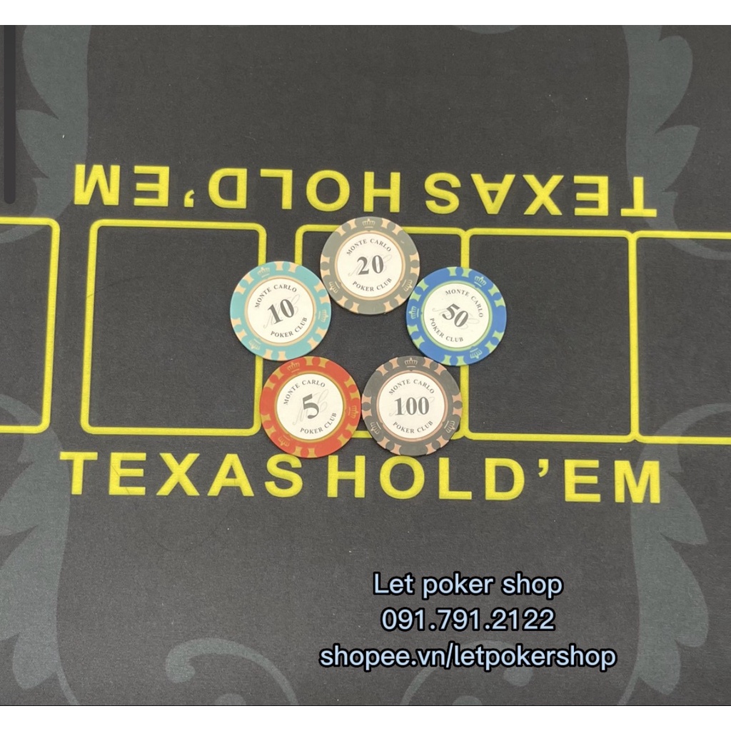 Chip poker / Phỉnh poker cao cấp