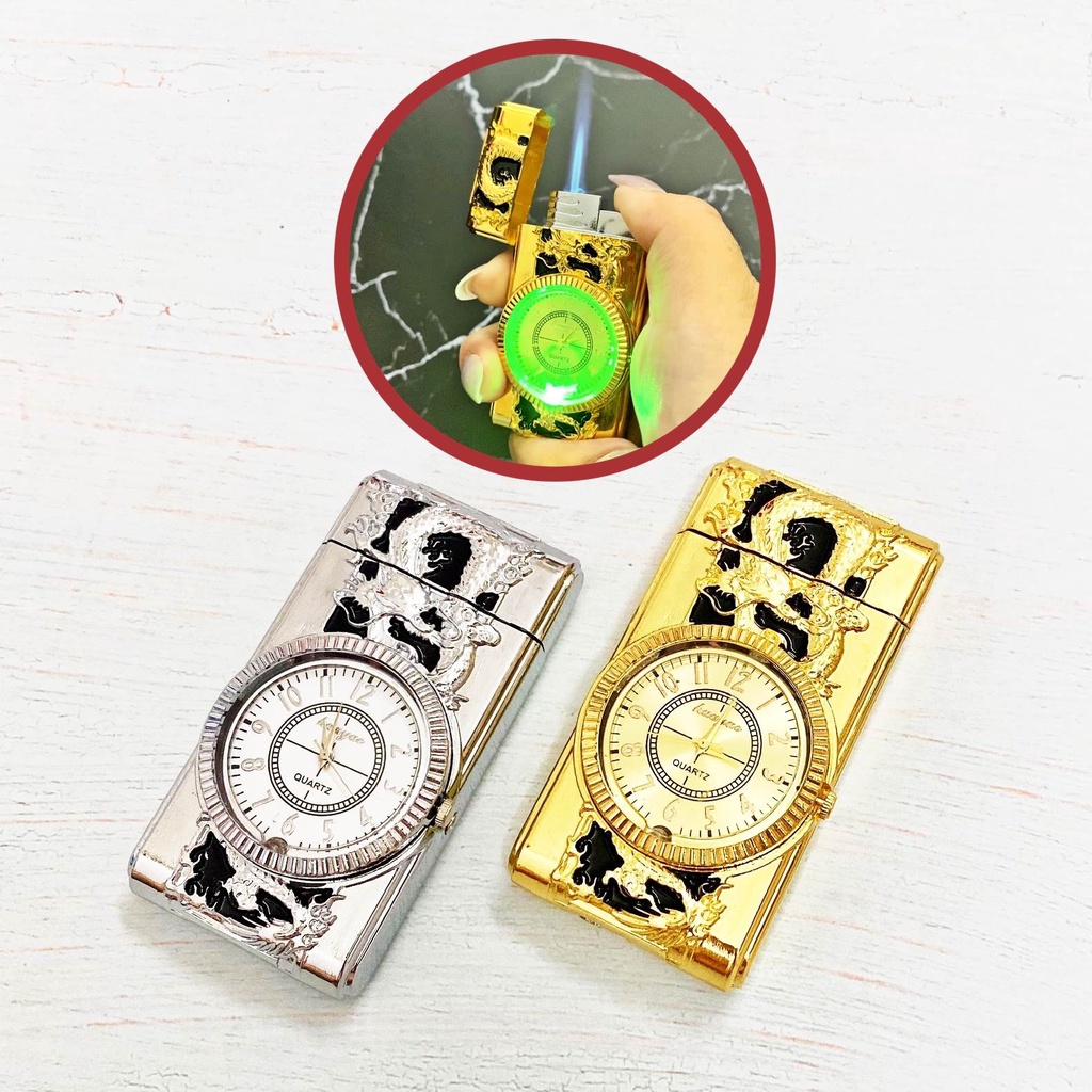 𝐇𝐨̣̂𝐩-𝙌𝙪𝙚̣𝙩-𝘽𝙖̣̂𝙩-𝙇𝙪̛̉𝙖 ĐỒNG HỒ 2IN1 HÌNH RỒNG CÓ ĐÈN LED