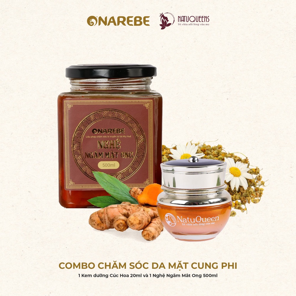 ComBo Chăm Sóc Da Mặt Hoàng Cung NatuQueens
