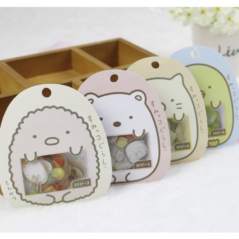 Bộ 50 miếng sticker dán trang trí