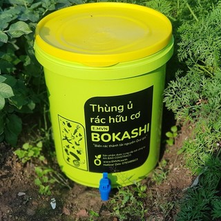Thùng ủ rác hữu cơ em bokashi - nhà vừng