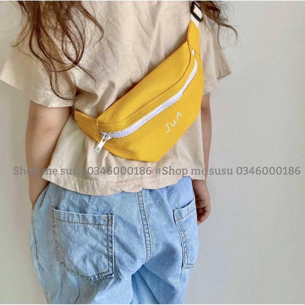 [ HOT TREND ] Túi đeo chéo thêu tên cho bé