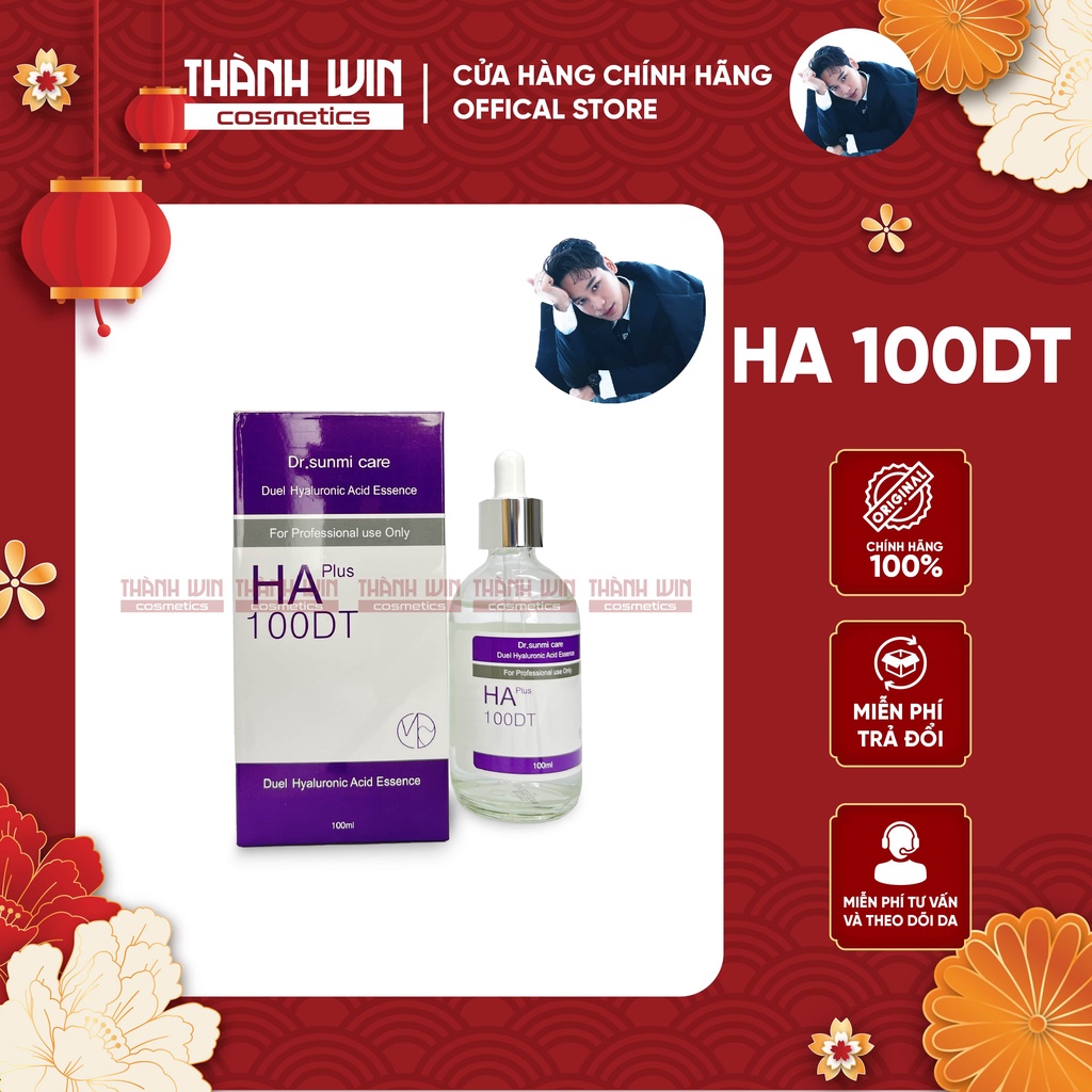 Tinh Chất Dưỡng ẩm HA Plus 100DT Duel Hyaluronic Acid Essence Dr.Sunmi Care