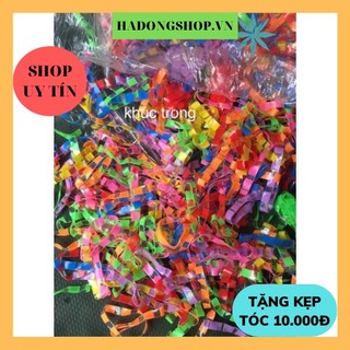 Chun buộc tóc nữ dây thun buộc tóc nhiều màu sắc. hadongshop.vn