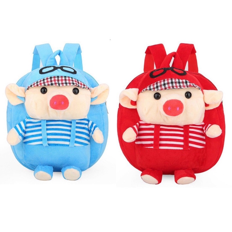 Balo cho bé mầm non bé trai bé gái ba lô voi trẻ em đi học mẫu giáo thú bông voi con dễ thương NGỌC BÍCH