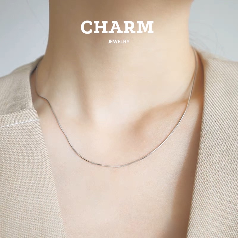 Dây Chuyền Sterling Đơn Giản