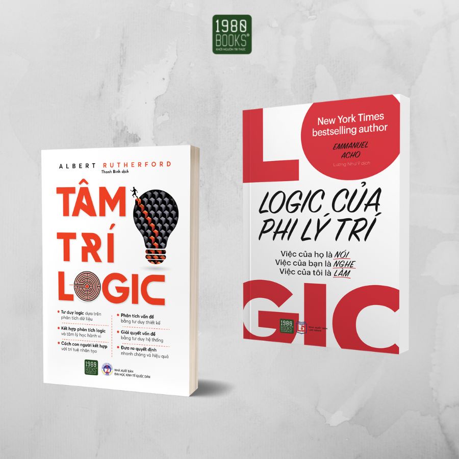 Sách - Combo 2 cuốn: Tâm trí logic + Logic của Phi lý trí