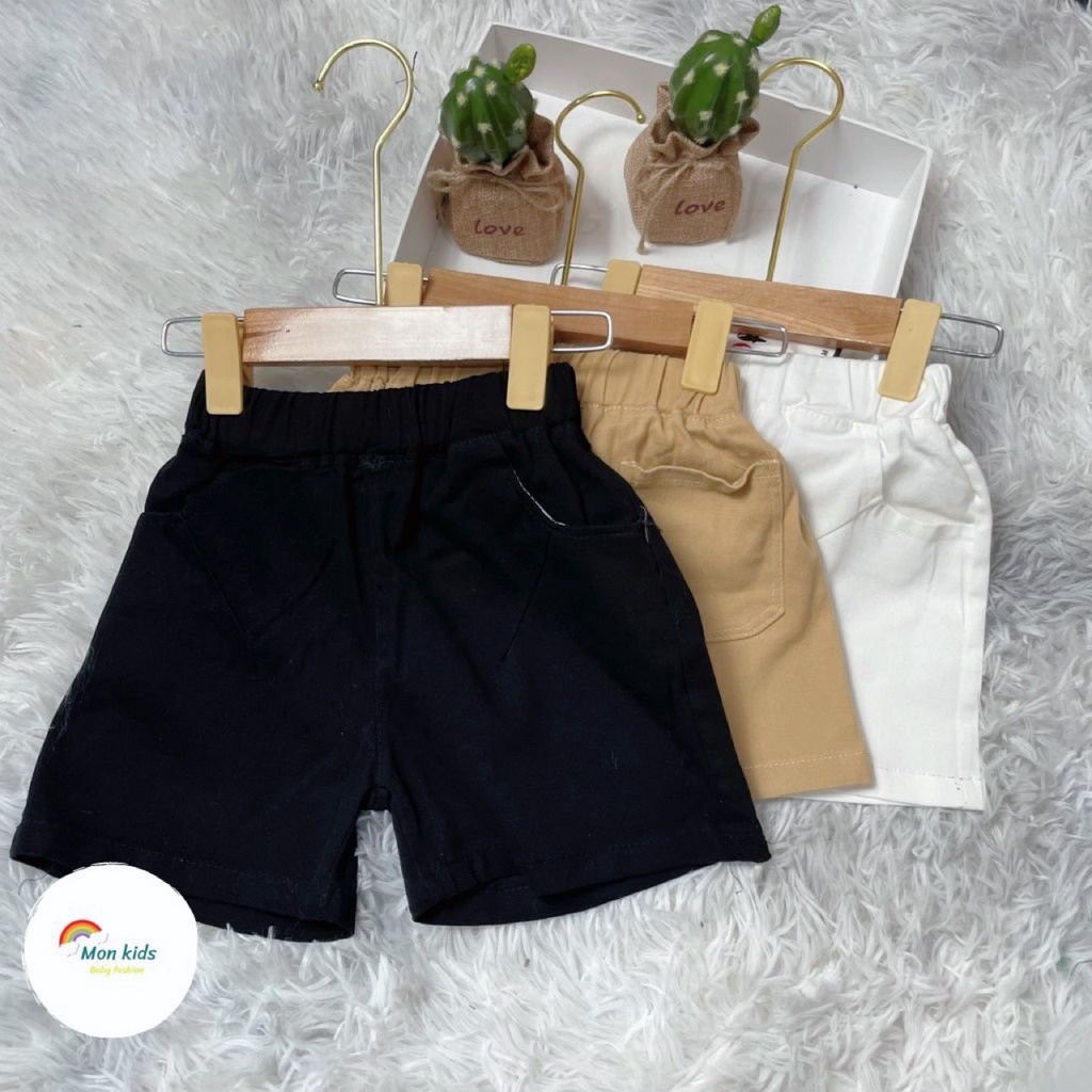 Thanh lý siêu rẻ, Quần kaki bé trai, quần short trẻ em, quân đùi bé trai Monkidsstore túi thật 8 -20kg