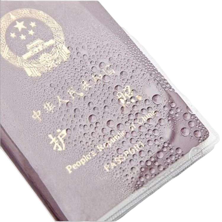 Vỏ bọc hộ chiếu passport bằng nhựa PVC dẻo chống nước có ngăn đựng thẻ