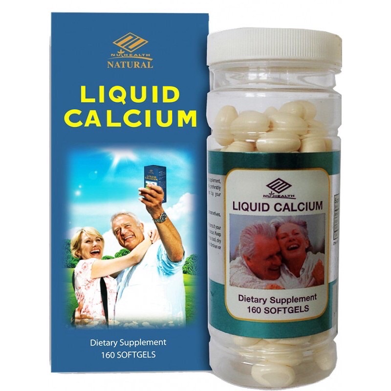 Liquid Calcium 160 viên Bổ sung Vitamin D, Calcium cần thiết cho cơ thể