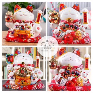 Mèo thần tài vẫy tay size lớn 26cm nhiều mẫu, hút tài lộc may mắn