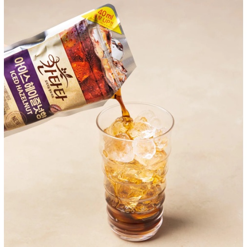 LOTTE) Cà Phê Cantata Ice Pouch 4 Vị - 롯데) 칸타타 아이스 파우치 230ML