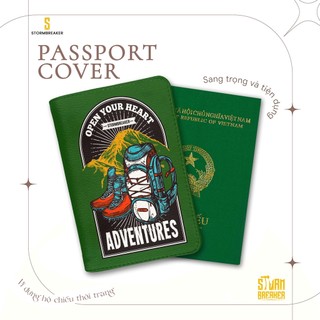 Bao da hộ chiếu - ví đựng passport du lịch adventure - ppt243 stormbreaker