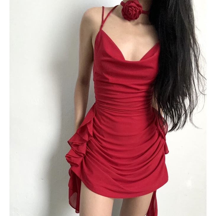 Dây đeo hoa hồng handmade - choker hoa hồng