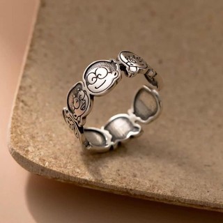💍[1 chiếc] Nhẫn bạc 925 Doremon