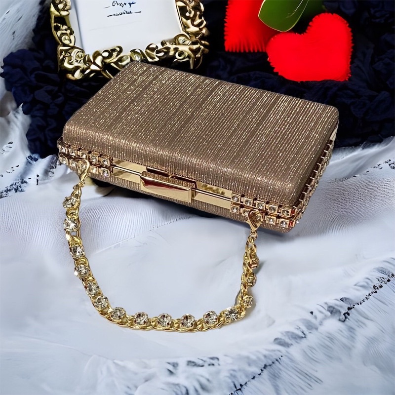 Bóp Đầm Đeo Vai Kết Hạt Thủ Công Hàng Cao Cấp Có Quai{ Nhận giao hoả tốc trong ngày khu vực tphcm}