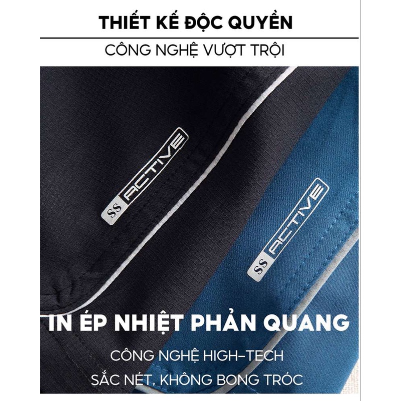 Quần Đùi Nam THE 1997 MENSWEAR Thể Thao Chất Vải Gió Chun Mềm Mại Co Giãn Vận Động Thoải Mái