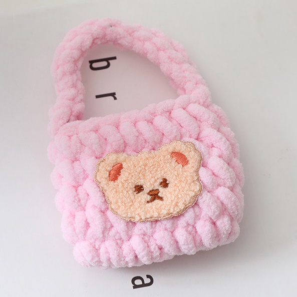 Túi xách nữ túi đeo chéo túi len mini handmade đi chơi cute