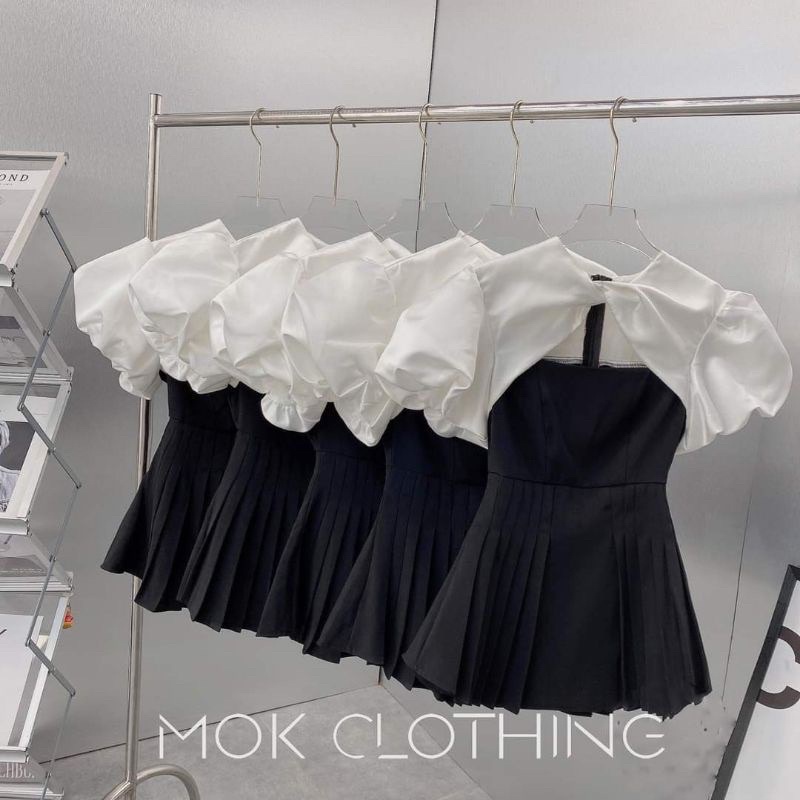 Áo Tacta Tay Phồng Thiết Kế Cao Cấp Xếp Li Hàng Chuẩn Đẹp Loại 1