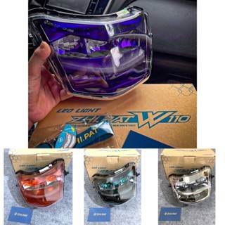 Đèn pha led 2 tầng chính hãng zhipat sáng và đẹp - lắp Wave a 50 100 110 2006-2022