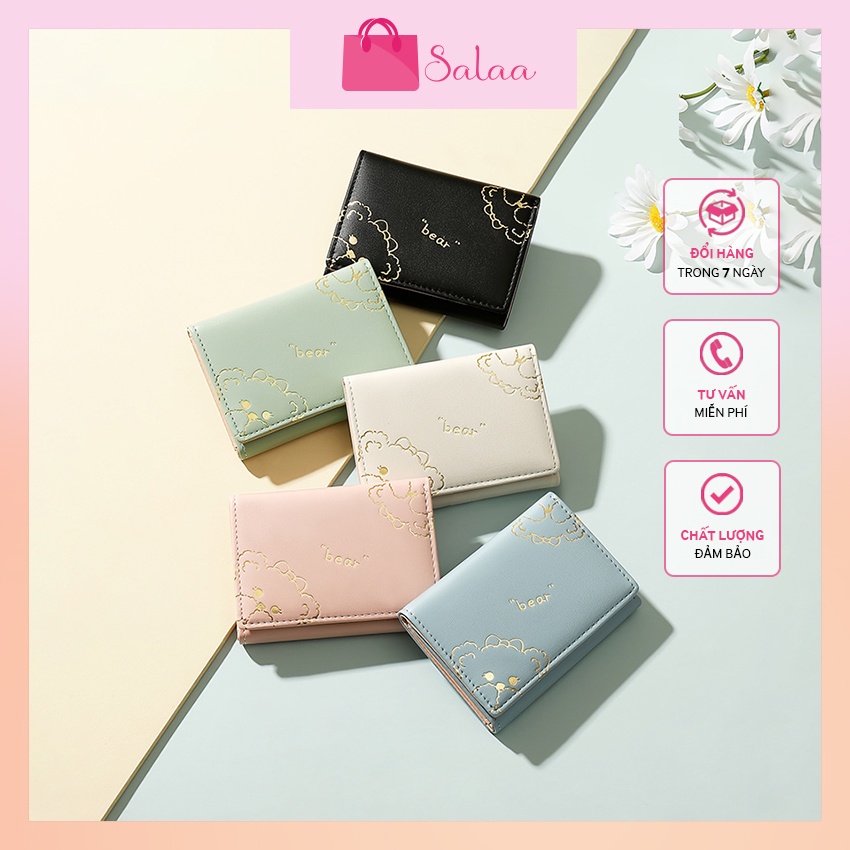 Ví Nữ Mini Đựng Thẻ Cao Cấp Sang Trọng Phong Cách Hàn Quốc Salaa Store