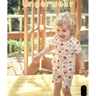 Bộ cotton giấy thoáng mát Moumouchou xuất Hàn dư xịn