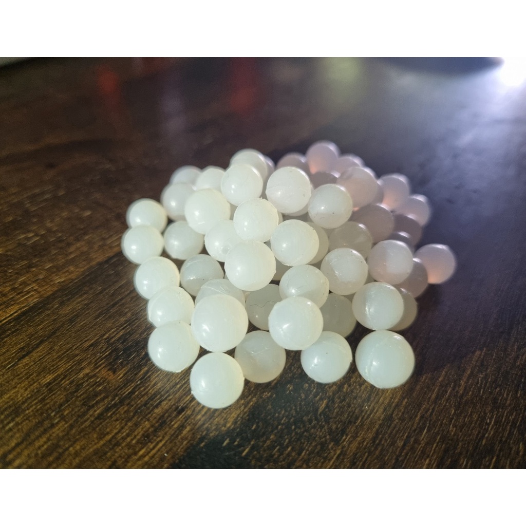 01 Viên bi tròn silicone size 8mm 9mm 10mm