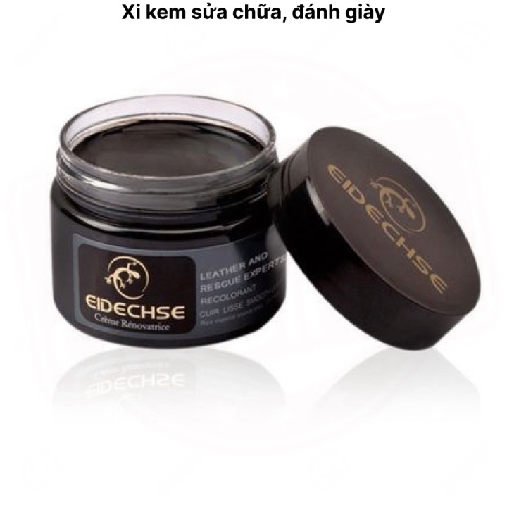 TUYỂN SỈ Xi kem chuyên sửa chữa đồ da bị vết trầy xước, bong tróc và đánh bóng giày, túi ví, áo, ghế da EIDECHSE (50ml)
