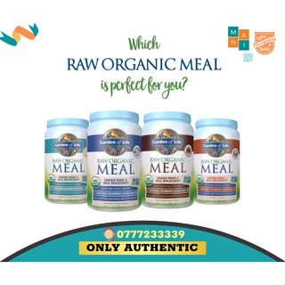 Bột Protein thực phẩm hữu cơ thay thế bữa ăn Garden of Life Raw Organic chính hãng Mỹ