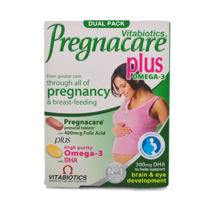 Viên uống Pregnacare Plus Omega-3 Vitabiotics bổ sung vitamin và khoáng chất (56 viên)