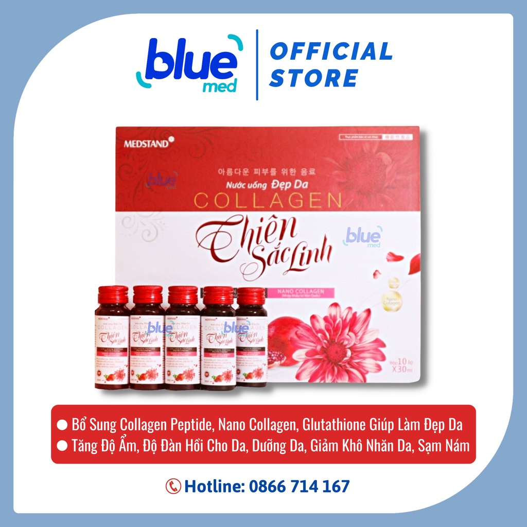 Nước Uống Collagen - Thiên Sắc Linh - Đẹp Da, Dưỡng Da, Giảm Nám, Tàn Nhang (Lọ 30ml) [Chính Hãng]