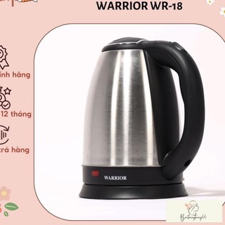 Ấm siêu tốc - bình đun nước inox 1.8l warrior wr-18