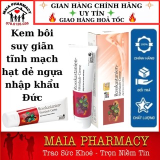 Kem bôi suy giãn tĩnh mạch Rosskastanien Weinlaub-Creme hạt dẻ ngựa - Chính hãng Sanct Bernhard CHLB ĐỨC
