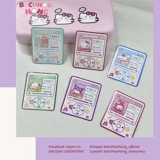 SET 12 CHIẾC STICKER NIÊM PHONG SANRIO