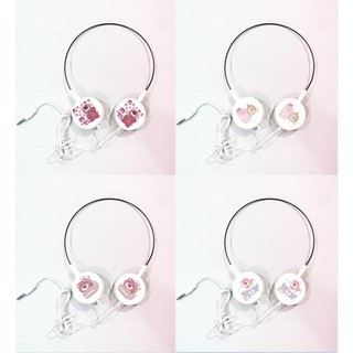 Tai nghe gấu lotso hoa cúc đeo tai TNĐT35 tai nghe  cute tai nghe dễ thương