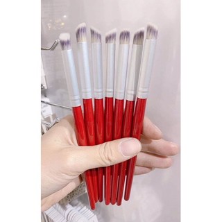 Cọ dặm omber cán gỗ đẹp , Chổi Cọ omber nail dụng cụ trang trí móng