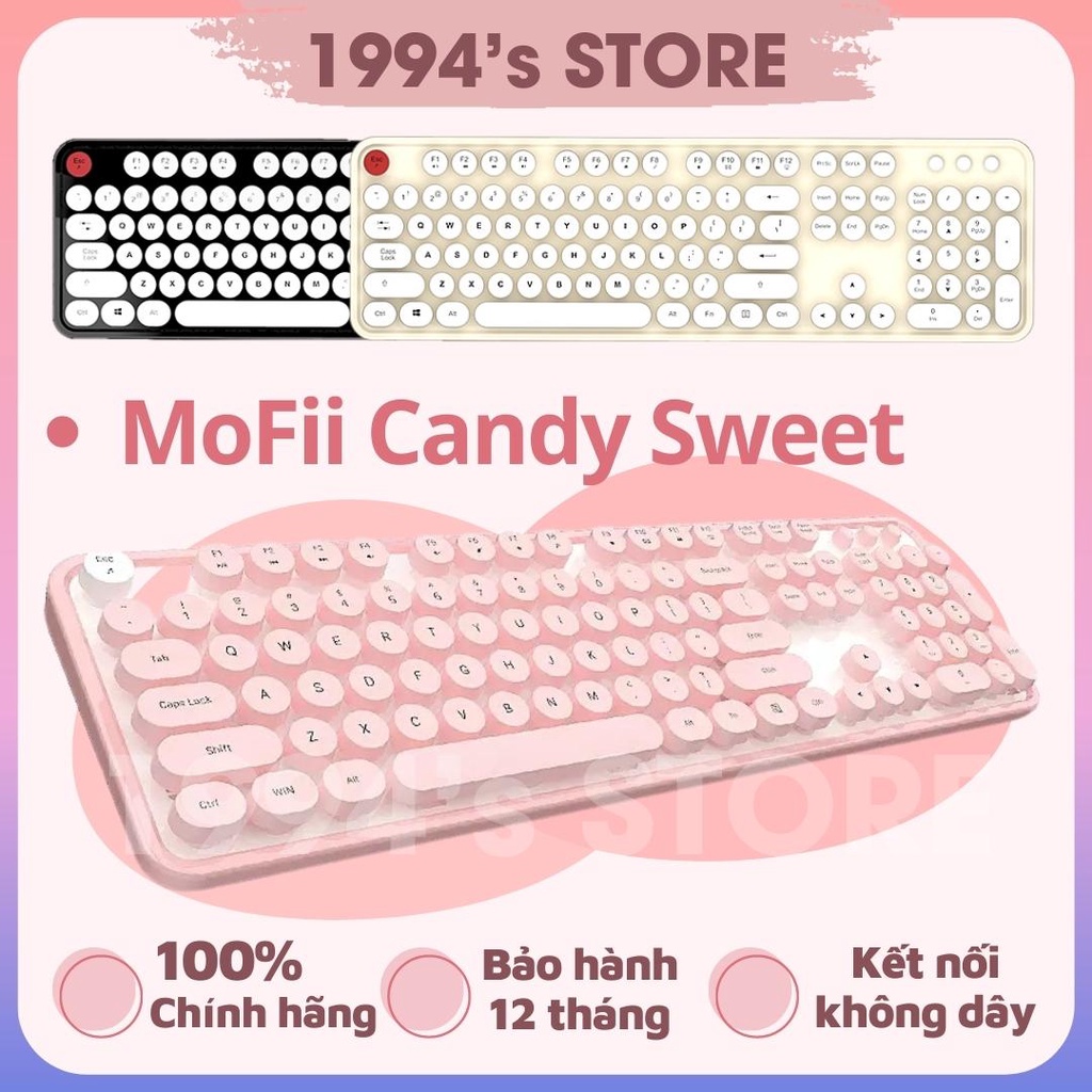 FREESHIP Bàn phím có dây giả cơ MOFii Candy Sweet cao cấp - VERSION 2023 - Dùng cho Laptop, máy tính bàn, PC, Tivi,..