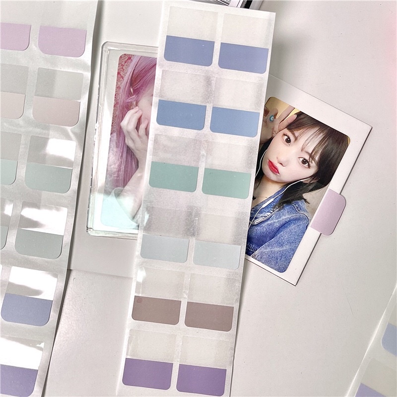 Sticker note nhiều màu sắc_đánh dấu lấy card trong top