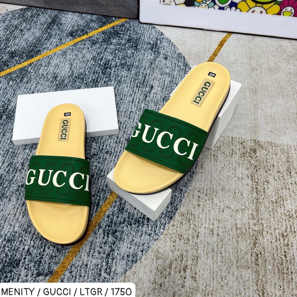 🔥HÀNG CAO CẤP🔥Dép Nam,Dép Quai Ngang GUCCI Mẫu Mới Hè 2023 Đế Cao Su Non Chống Trơn Trượt