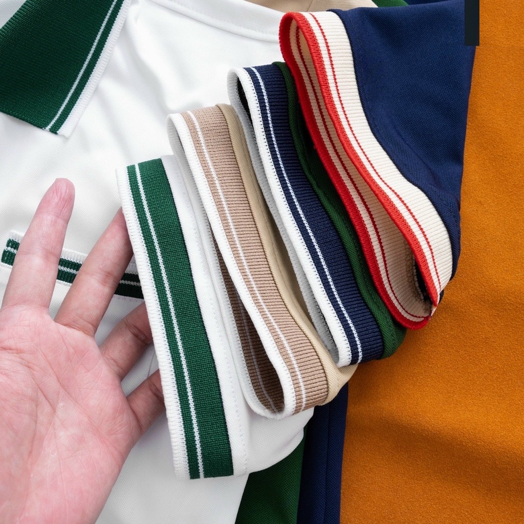 Áo polo nam nữ phối màu basic , chất thun thoáng mát, phong cách trẻ trung năng động