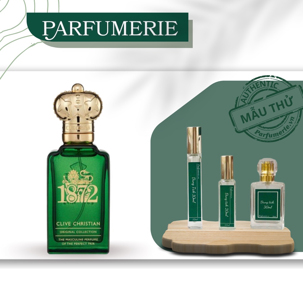 Nước hoa nam Clive 1872 hương thơm sang trọng, lịch lãm đầy lôi cuốn